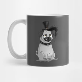 creepy pug Mug